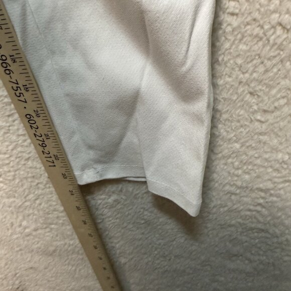 Simply Vera Vera Wang Skinny Ankle Mid Rise Pants Medium Petite White Stretch - Picture 8 of 8